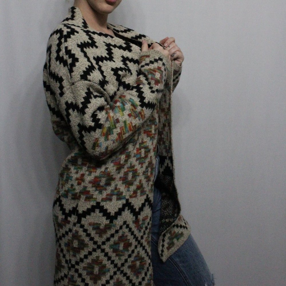 Long Tan Cardigan - Picture 2 of 5
